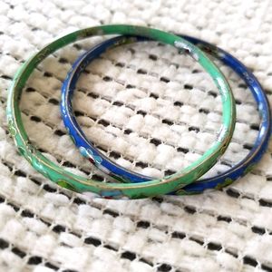 Ornate bracelets, semi-vintage